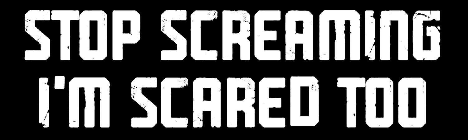 Stop Screaming I'm scared to Bumper Sticker, Magnet or Window Cling - Custom Bumper Sticker, Vinyl Sticker, or Magnet