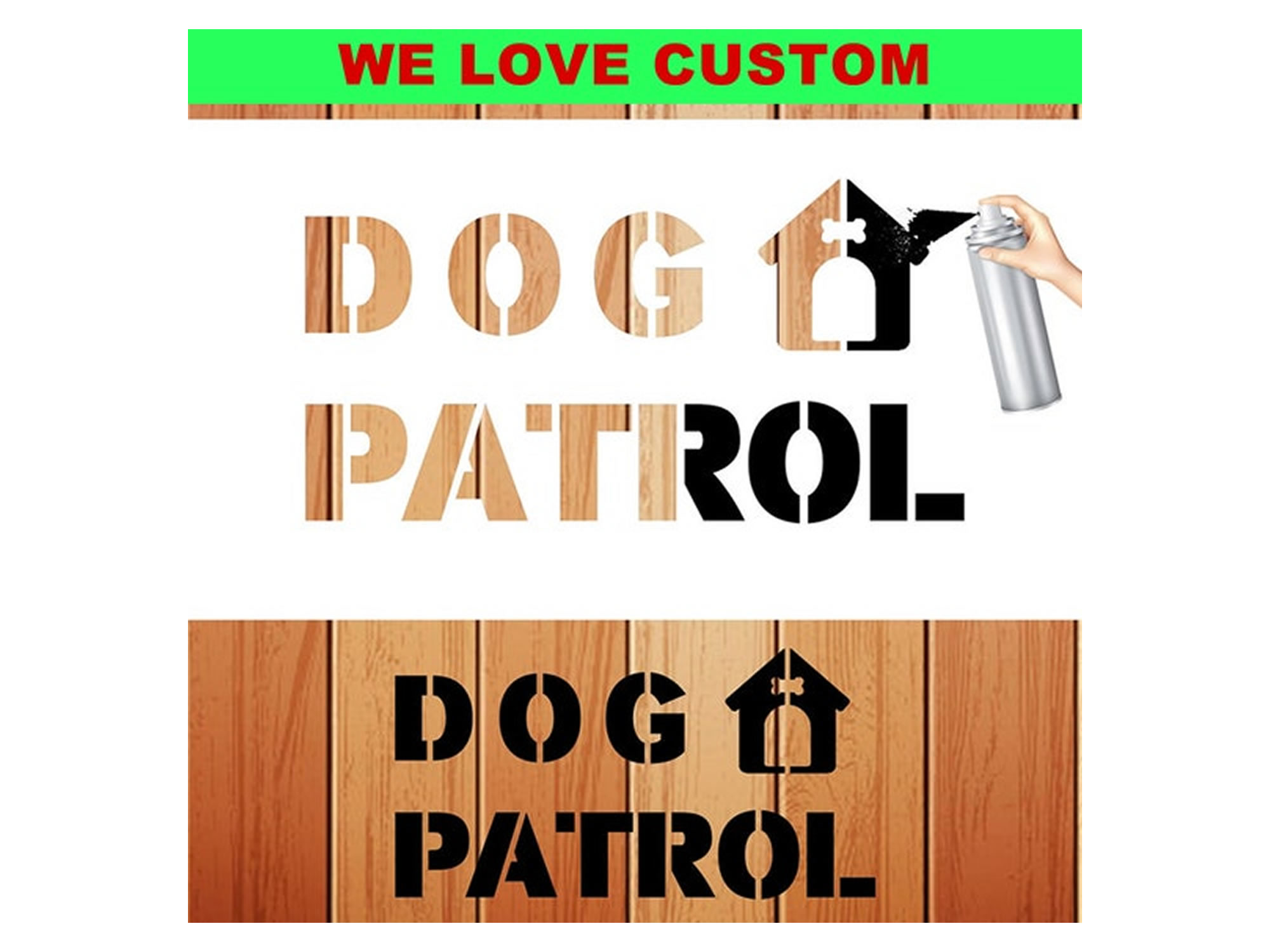 Custom Multi-Use Mylar Stencil - Custom Bumper Sticker, Vinyl Sticker, or Magnet