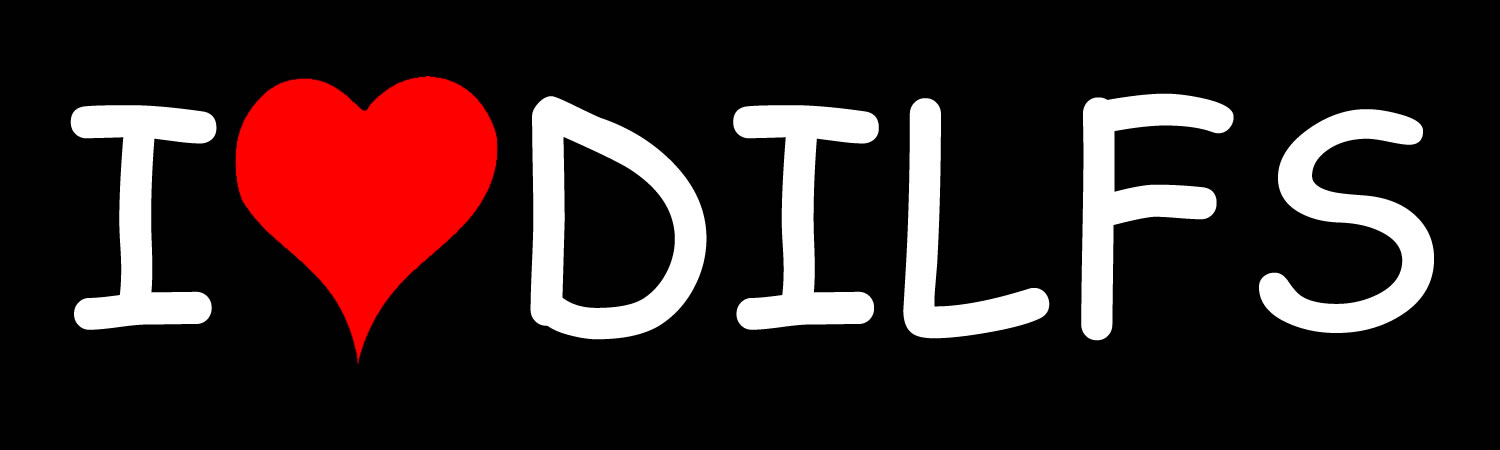 I Love Dilfs Vinyl Sticker, Window Cling or Magnet in UV Laminate Coating - Custom Bumper Sticker, Vinyl Sticker, or Magnet