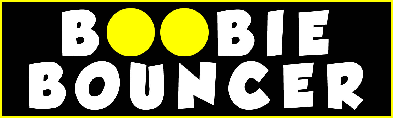 Boobie Bouncer Custom Vinyl Sticker, Window Cling or Magnet in UV Laminate Coating - Custom Bumper Sticker, Vinyl Sticker, or Magnet
