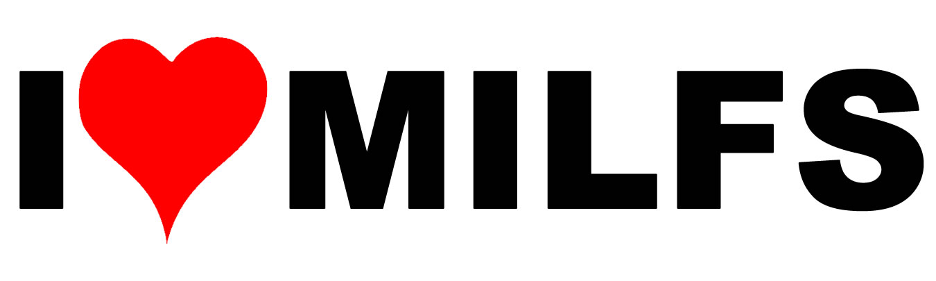 I Love Milfs Custom Vinyl Sticker, Window Cling or Magnet in UV Laminate Coating - Custom Bumper Sticker, Vinyl Sticker, or Magnet