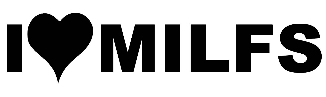 I Love Milfs Custom Vinyl Sticker, Window Cling or Magnet in UV Laminate Coating - Custom Bumper Sticker, Vinyl Sticker, or Magnet