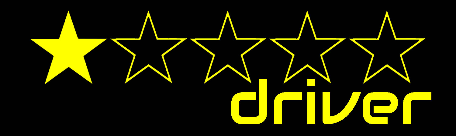 One Star Driver Vinyl Bumper Sticker, Window Cling or Bumper Sticker Magnet in UV Laminate Coating - Custom Bumper Sticker, Vinyl Sticker, or Magnet
