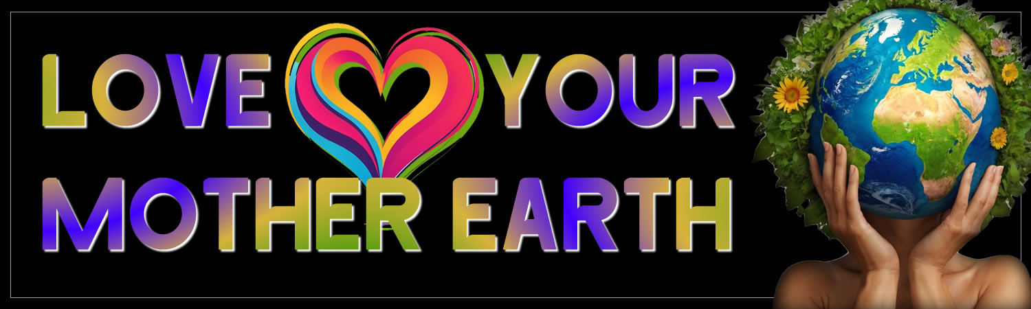 Love Your Mother Earth Vinyl Bumper Sticker  Window Cling or Bumper Sticker Magnet in UV Laminate Coating - Custom Bumper Sticker, Vinyl Sticker, or Magnet