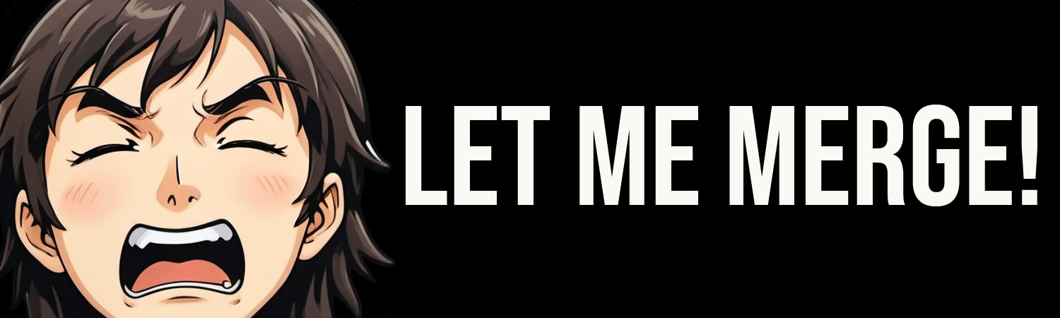 Let Me Merge Vinyl Bumper Sticker  Window Cling or Bumper Sticker Magnet in UV Laminate Coating - Custom Bumper Sticker, Vinyl Sticker, or Magnet