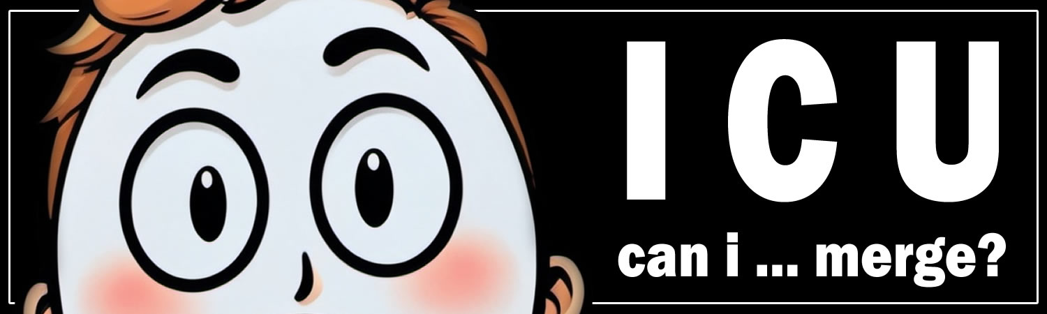ICU Can I Merge Vinyl Bumper Sticker  Window Cling or Bumper Sticker Magnet in UV Laminate Coating - Custom Bumper Sticker, Vinyl Sticker, or Magnet