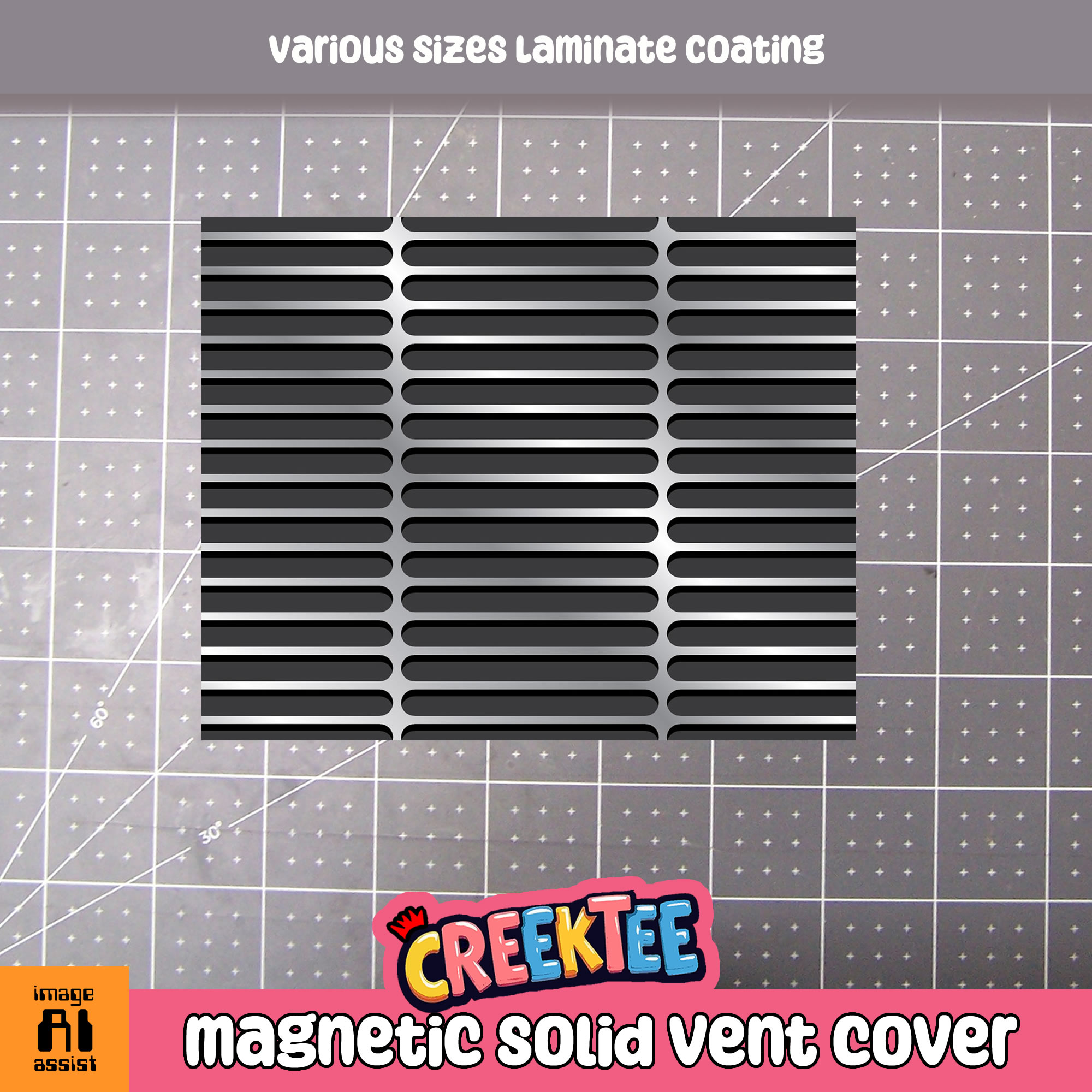 Vent Cover Print  - Custom Bumper Sticker, Vinyl Sticker, or Magnet