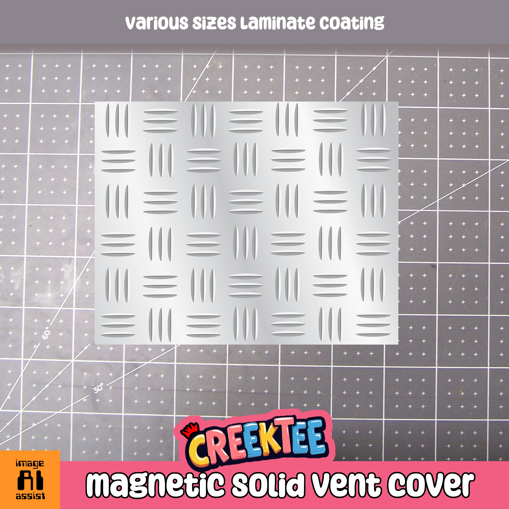 Vent Cover Print  - Custom Bumper Sticker, Vinyl Sticker, or Magnet