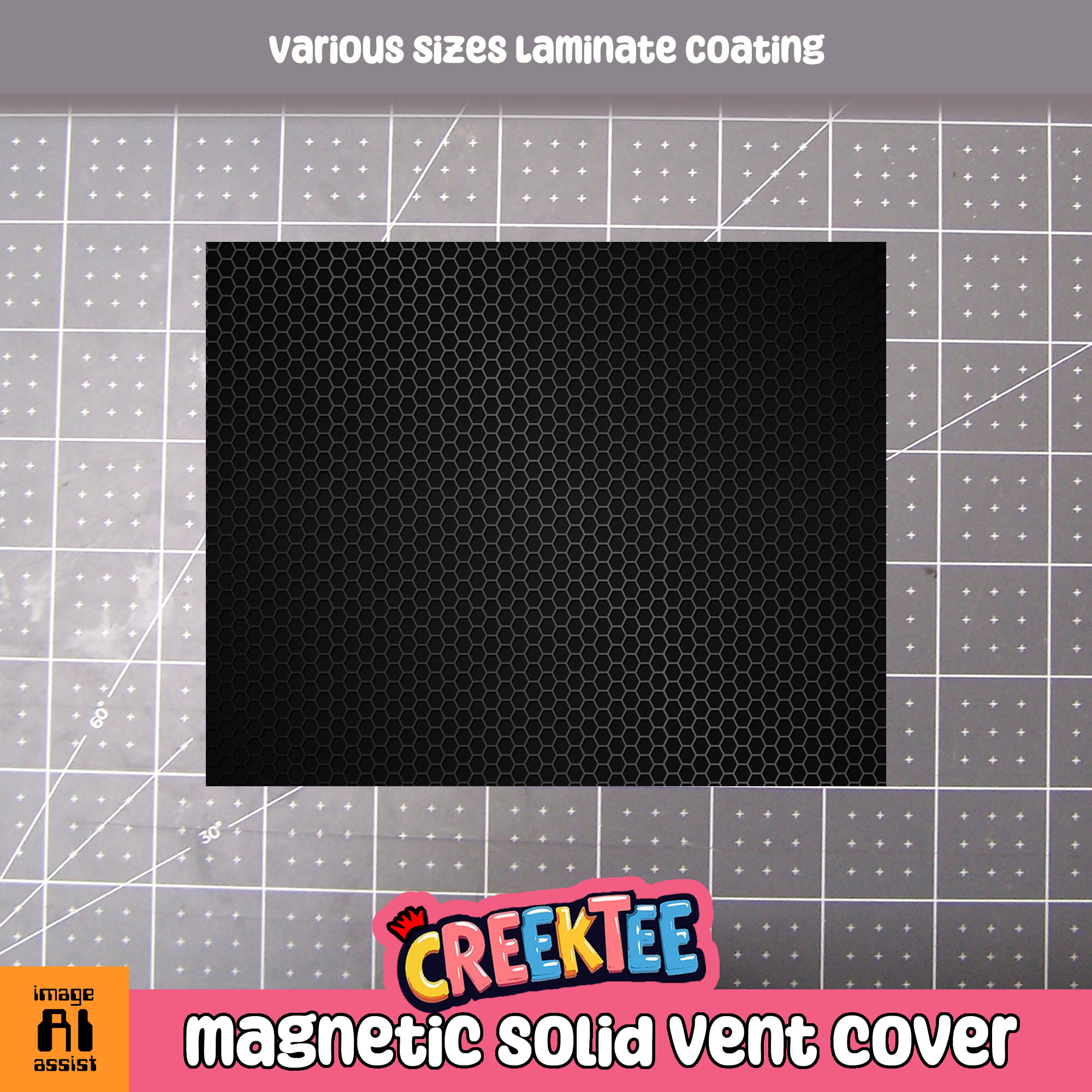 Vent Cover Print  - Custom Bumper Sticker, Vinyl Sticker, or Magnet