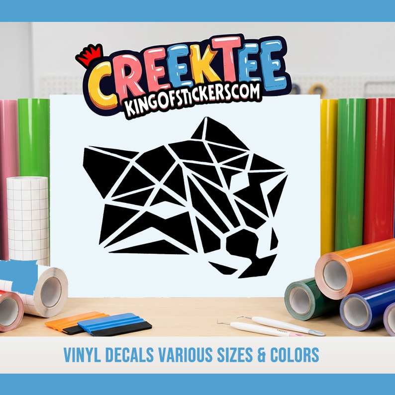 Panther Vinyl Decal In Various Colors  Chrome Colors and Various Sizes - Custom Bumper Sticker, Vinyl Sticker, or Magnet